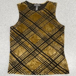 Banana Republic Velvet Top. Small. Sleeveless.